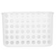 thumbnail image 3 of Bolsa de almacenamiento autoadhesiva hueca montada en la pared, cesta, escurridor, baño, cocina (blanco), 3 of 8