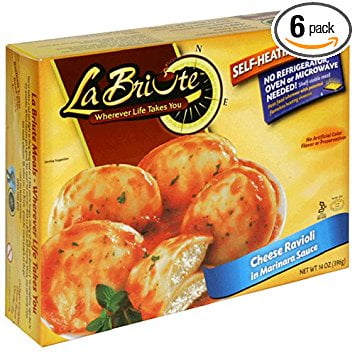 La Briute Self Heating Meal, Cheese Ravioli, 14-ounce Meal