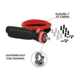 thumbnail image 2 of iheart Synergee Speed Jump Rope with 2 Adjustable 10 Ft Cables, Rouge Red, 2 of 4