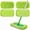 Green, variant on Reusable Microfiber Mop Pad Cover | Washable & Absorbent Replacement for Flat Mop Heads | Deep Cleaning for Hardwood Tile & Laminate Floors