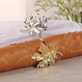 thumbnail image 4 of Coofit Napkin Ring Rhinestone Stainless Steel Napkin Wrap Wedding Decor for Banquet, 4 of 6