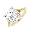 thumbnail image 3 of Pompeii 4Ct Moissanite Asscher Cut Engagement Solitaire Ring 14k White or Yellow Gold (,), 3 of 6