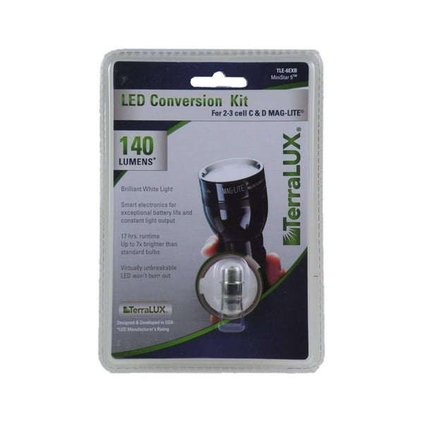 Terralux? TLE-6EXB MiniStar 5 LED Conversion Kit for 2-3 cell C D MagLite? - Walmart.com