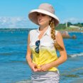 thumbnail image 7 of Bucket Sun Hat Cute Cap for Women Fashion Fold-up Brim Packable Summer Beach by Solaris, 7 of 7