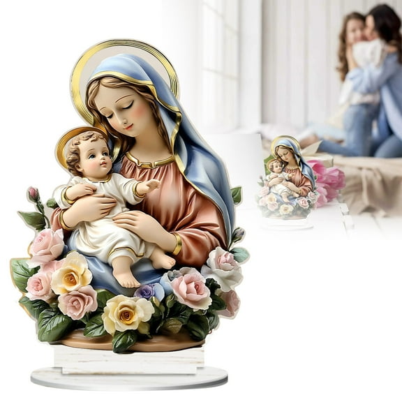Mothers Day Gifts Clearance! Mother's Day Elegant Acrylic Figurine for Home Decor Tabletop Cabinet Decoration for Family Desktop Display
