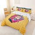 thumbnail image 2 of Erosebridal Baseball Sport Glove Kids Full Size Comforter Sets,Colorful Ice Cream Print Bedding Sets For Boys Girls,Reversible,3pcs, 2 of 7
