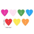 thumbnail image 2 of CATIEBYE 100Pcs Heart Shape Wood Sewing Buttons for Crafts, , Scrapbooking, Card Making, and Home Decor, 2 of 8