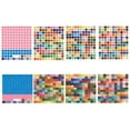 thumbnail image 2 of veasfak 8x Color Card Diamond drawing Storage Label Stickers for Diamond drawing Heart Heart Square, 2 of 8
