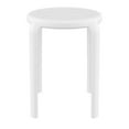 thumbnail image 3 of Compamia Tom Resin Dining Stool in White finish, 3 of 4