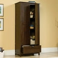 Sauder Storage Rustic Walnut Finish