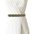 thumbnail image 6 of Gorgeous Wedding Dress Belt Bridal Sash Girl Woman , Beige, 6 of 10