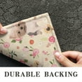 thumbnail image 6 of Yorkie Dog and Flower Florals Door Rugs,Washable Non Slip Door Mats Indoor,Decorative Door Mats,Entry Mat Indoor for Entrance,Bedroom,Kitchen,Bathroom,17"x30", 6 of 6