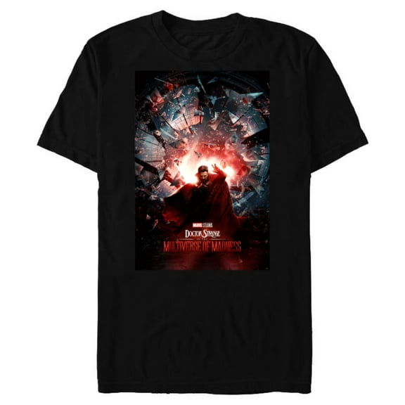 Marvel Doctor Strange in the Multiverse of Madness Poster - Short Sleeve Blended T-Shirt for Adults - Customized-Black