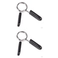 thumbnail image 1 of Almencla 2 Pcs 24mm + 2x 25mm Colliers à Ressort pour Musculation, 1 of 7
