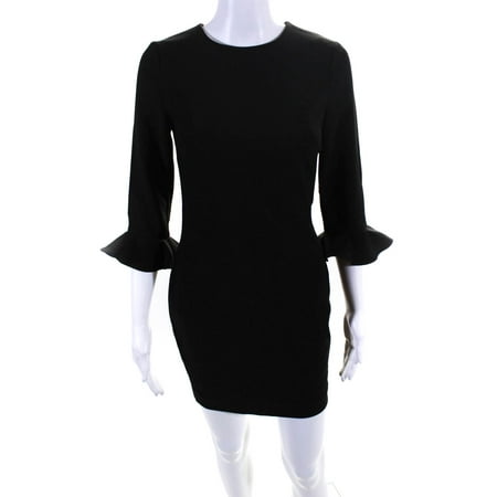 

Likely Womens Long Bell Sleeves Bedford Dress Black Size 0