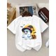 thumbnail image 1 of Girls' Halloween T-Shirt - Spooky Cute Ghosts & Pumpkin - Bright Yellow Tee for Halloween Parties, everyday & Trick-or-Treat - Soft Knit Fabric - Toddler & Kids Top - easy Care Halloween, 1 of 6