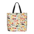 thumbnail image 1 of Disketp Farm Bolsa Tote de Lona para Mujer, Bolso de Hombro y Cruzado con Cierre de Cremallera, 1 of 7