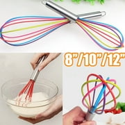 Travelwant Stainless Steel Whisks, Wire Whisk Set Wisk Kitchen Tool Kitchen whisks Balloon Wire Whisk for Cooking, Blending, Whisking, Beating, Stirring, Enhanced Version Balloon Wire Whisk