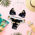 thumbnail image 6 of Starry Bees in the Sky Women's Bikini Set with Detachable Sponge and Adjustable Strap - Two-Pack | Ideal for Swimming and Beach Scenes, 6 of 6