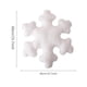 thumbnail image 3 of Almohada navideña de invierno con forma de copo de nieve (blanca, 40 cm) (rellena de algodón PP), decoración navideña para el hogar, muñeca de poliéster, 1 almohada de Plertrvy., 3 of 6
