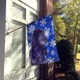 thumbnail image 2 of Carolines Treasures SS4609CHF 28 x 40 In. Cocker Spaniel Winter Snowflakes Holiday Flag Canvas- House Size, 2 of 4