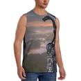 thumbnail image 2 of Balery Black Dragon Cliff Dawn Camisetas sin mangas para hombre, absorbe la humedad y protege contra el mal olor.-Small, 2 of 7