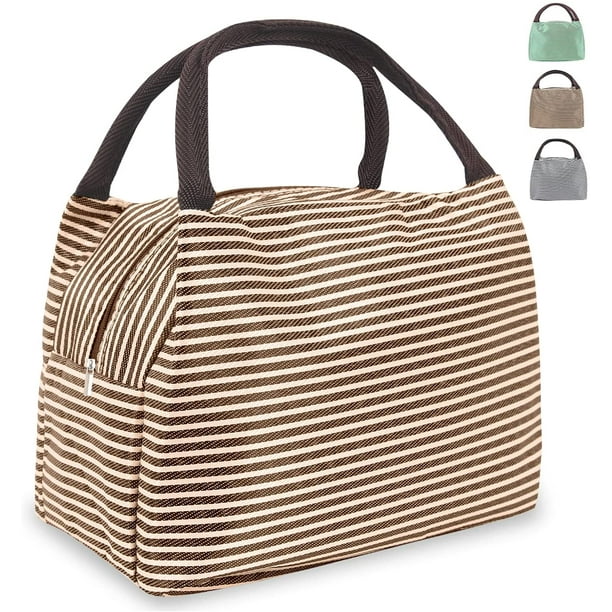 Insulation Rice Bag Cooling Tote Bag with Front Pocket Lunch Box