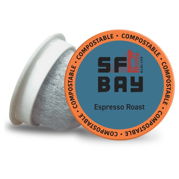 Sf Bay Coffee Espresso Roast 80 Ct Dark Roast Compostable Coffee