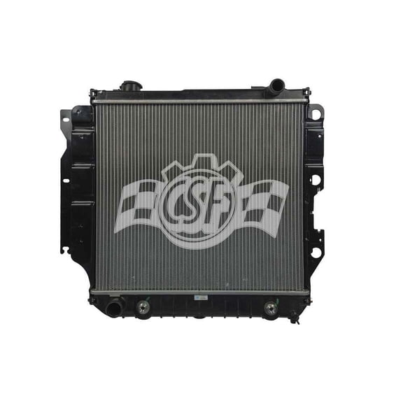 CSF 3465 2 Row Plastic Tank Aluminum Core Heavy Duty Radiator