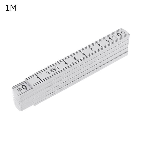 ROZYARD Folding Meter Stick Foldable Ruler for Metric Measurement System 10 Lock Joints