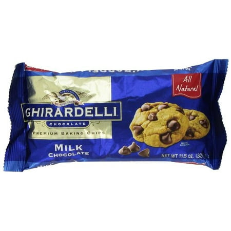 (3 Pack) Ghirardelli Milk Chocolate Chips, 11.5