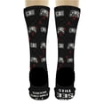 thumbnail image 5 of ThisWear Video Game Gift Video Game Controllers I'm Pwning Noobs Funny Gaming Socks 1-Pair Novelty Crew Socks, 5 of 5