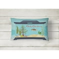 thumbnail image 2 of Carolines Treasures CK4506PW1216 Clown Loach Fish Merry Christmas Canvas Fabric Decorative Pillow, 12H x16W, multicolor, 2 of 4