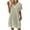 Light Green, variant on Women's Floral Print V-Neck Short Sleeve Casual Dress with Pocket, Pullover Summer Dress, Lightweight Comfort Fit, Fashionable Women's Clothing,White,2XL