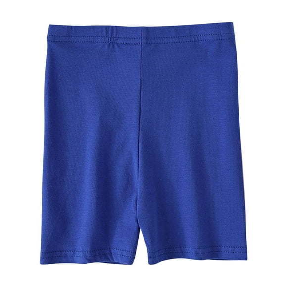 StSilkitty Cotton Under Dress Shorts for Girls Elastic Waist Stretch Dance Shorts Solid Color Lightweight Soft Shorts