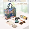 thumbnail image 5 of FORMRS Womens Corduroy Tote Bag Crossbody Shoulder Handbag with Pocket, Green Window, 5 of 7