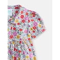 thumbnail image 2 of Wonder Nation Baby Girls Dress with Puff Sleeves and Shorts Set, 2 Piece, Sizes 0/3M-24M, 2 of 3