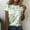 Green, variant on Aloohaidyvio T-Shirts ,Womens Fashion Tops Printe Casual Loose Fit Tee Shirts Blouse
