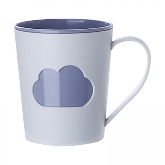 2x Vaso de Baño Taza de Cepillo de Dientes Antideslizante 400ml Irrompible Simple Reutilizable Taza de Cepillado Redonda Taza para Beber para Niños 2 piezas