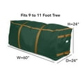 thumbnail image 2 of Covermates Keepsakes Christmas Tree Rolling Cinch Bag - Superior Protection - Padded Handles - Holiday Storage, Green, 2 of 9