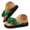 Green, variant on Dakaela Womens 3D Floral Sandals Non Slip Summer Dressy Thong Flip Flops Yoga Mat Comfortable Backless Walking Slides Slippers Size 6-10