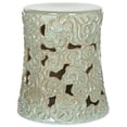 thumbnail image 2 of Safavieh Ocean Cloud Ceramic Decorative Garden Stool, Blue, 2 of 4