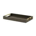 thumbnail image 6 of Contemporary Home Living Fish Scale Rectangular Serving Tray - 15.75" - Black and Gold, 6 of 9