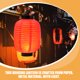 thumbnail image 4 of 2 faroles plegables japoneses, farolillos colgantes de papel, farolillos decorativos con luces, 4 of 5