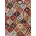 thumbnail image 3 of Contemporary 4x6 Area Rug (3'11'' x 5'3'') Geometric Multi-Color Indoor Rectangle Easy to Clean, 3 of 9