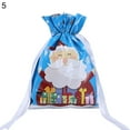 thumbnail image 1 of Christmas Gift Bags,Christmas Drawstring Foil Gift Wrapping Sacks Pouches for Xmas Presents Party Favor, 1 of 8