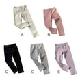 thumbnail image 4 of 2-10T Girls Leggings Tight Stretchy Pants Yoga Solid Pants for Toddler Little Big Kids Teens Dance, 4 of 5