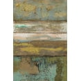 thumbnail image 2 of Goldberger, Jennifer 23x32 Black Ornate Wood Framed with Double Matting Museum Art Print Titled - Segmented Textures II, 2 of 4