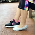 thumbnail image 2 of Fit In Clouds cotton no show womens liner hidden socks for women, 3 pack in white, grey, black, 2 of 6