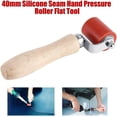 thumbnail image 4 of Rodillo de costura de silicona roja de 40 mm, diseño de cojinete bidireccional para un funcionamiento estable, mango de diseño ergonómico para mayor comodidad, ideal para soldar membranas, 4 of 5